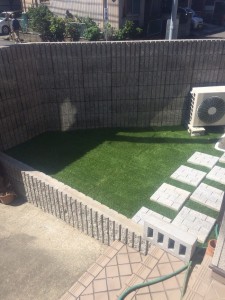 庭のリニューアル完成
